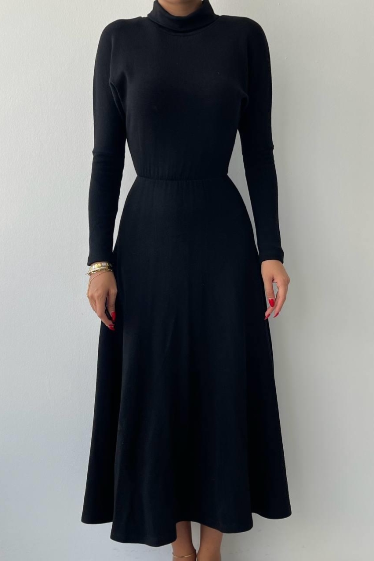 Dina Turtleneck Midi Dress
