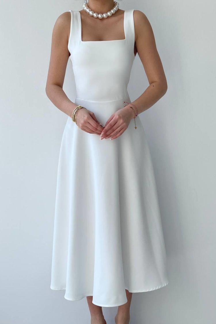 Neapolitan Strap Dress