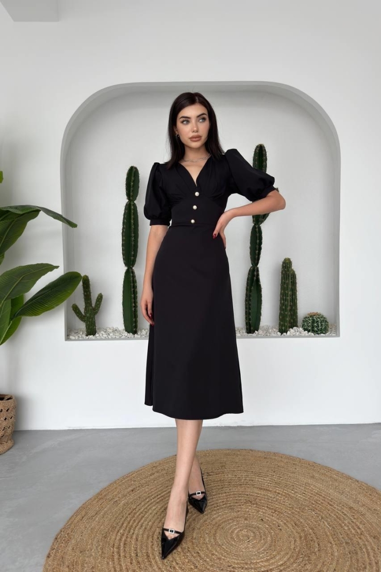 Linda Midi Dress - Etika - Globality Store - Women Clothes Wholesale Turkey