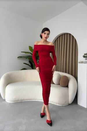 Dakota Draped Dress - Etika - Globality Store - Women Clothes Wholesale Turkey