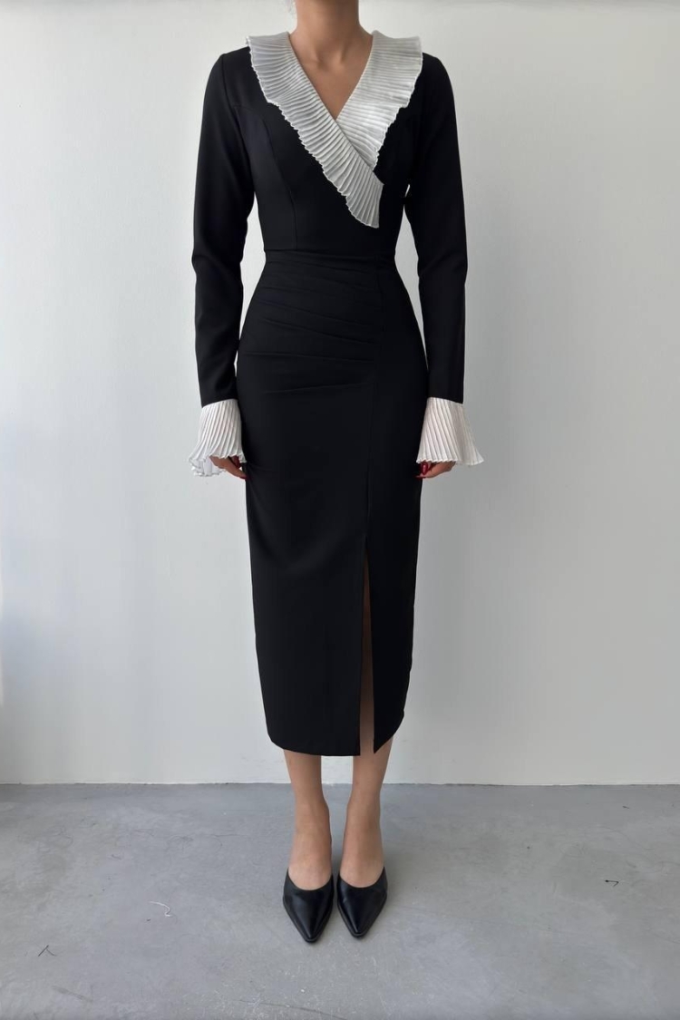 Florina Midi Length Dress - Etika - Globality Store - Women Clothes Wholesale Turkey