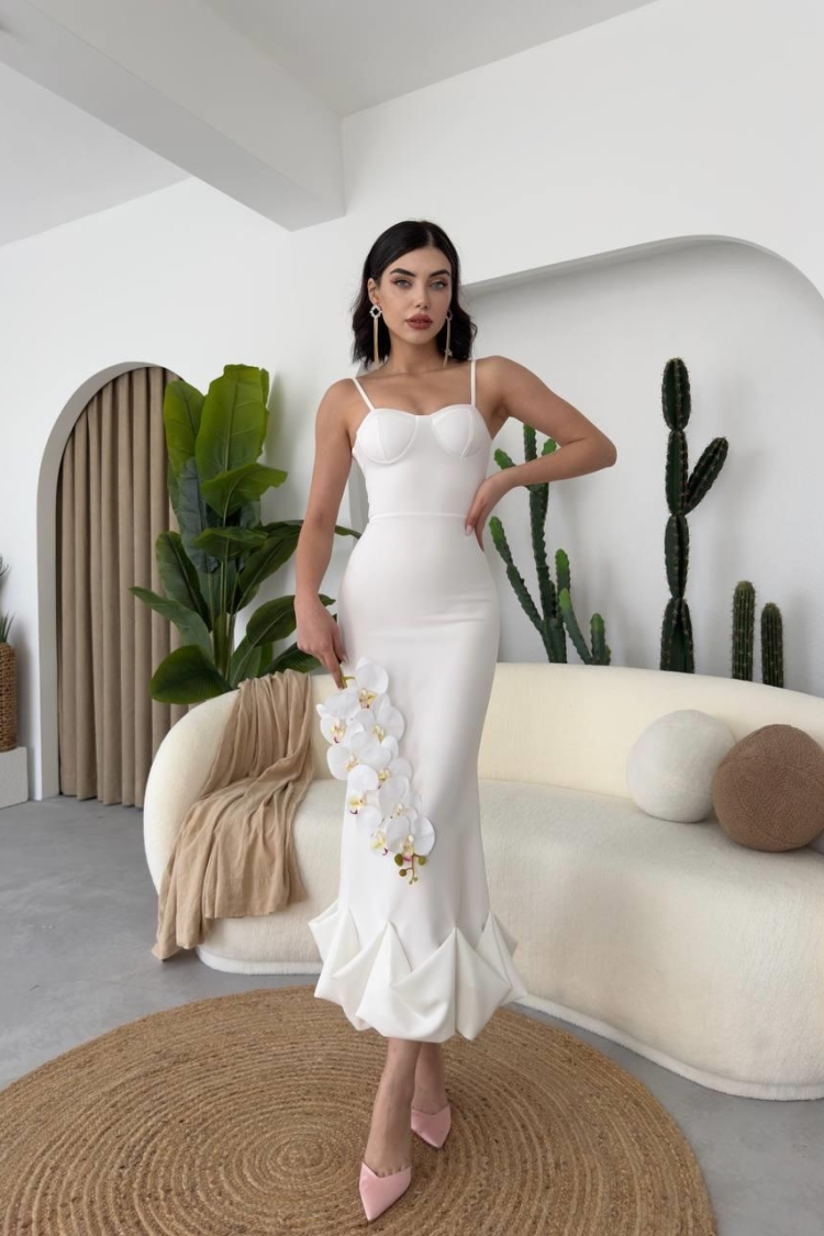 Dominic Skirt Pleated Midi Length Dress