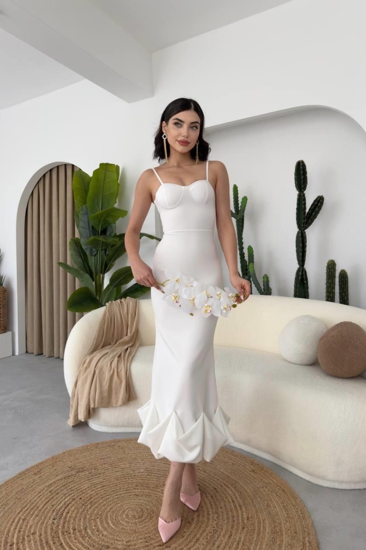 Dominic Skirt Pleated Midi Length Dress