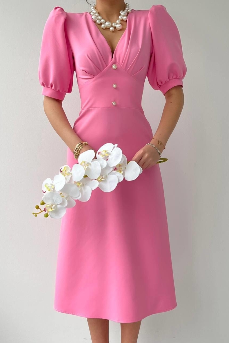 Linda Midi Dress - Etika - Globality Store - Women Clothes Wholesale Turkey