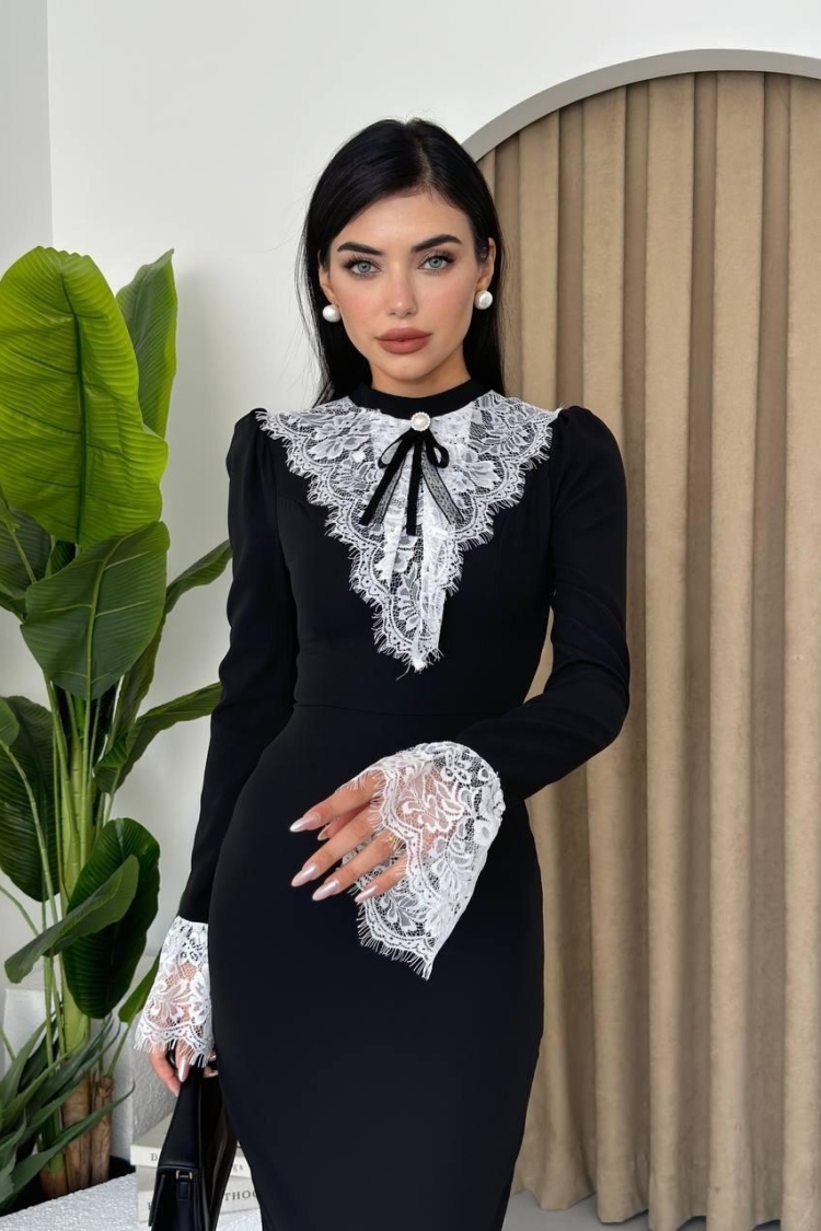 Royal Lace Dress - Etika - Globality Store - Women Clothes Wholesale Turkey