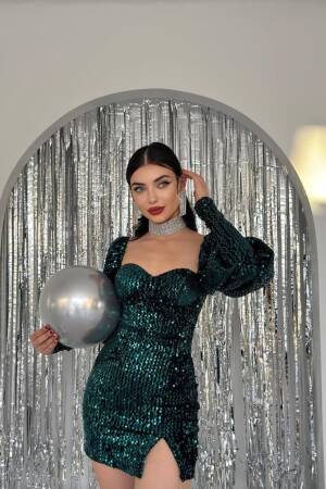 Nico Sequin Dress - Etika - Globality Store - Women Clothes Wholesale Turkey