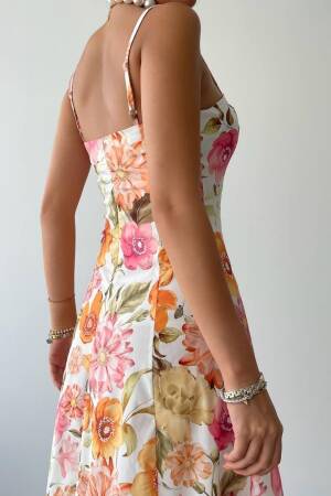 Tutin Midi Length Dress - Etika - Globality Store - Women Clothes Wholesale Turkey
