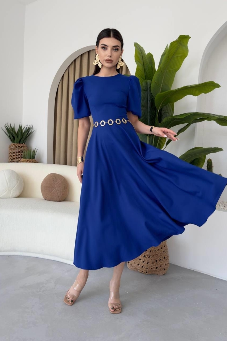 Catania Balloon Sleeve Dress