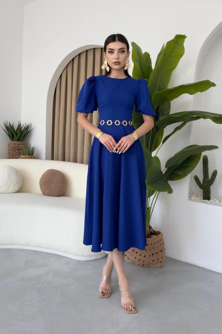 Catania Balloon Sleeve Dress