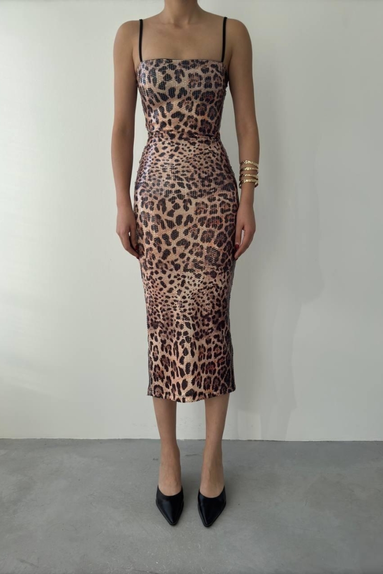 Rope Strap Dress - Multicolored