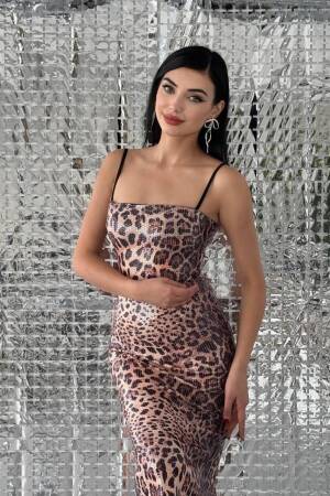 Rope Strap Dress - Multicolored - Etika - Globality Store - Women Clothes Wholesale Turkey
