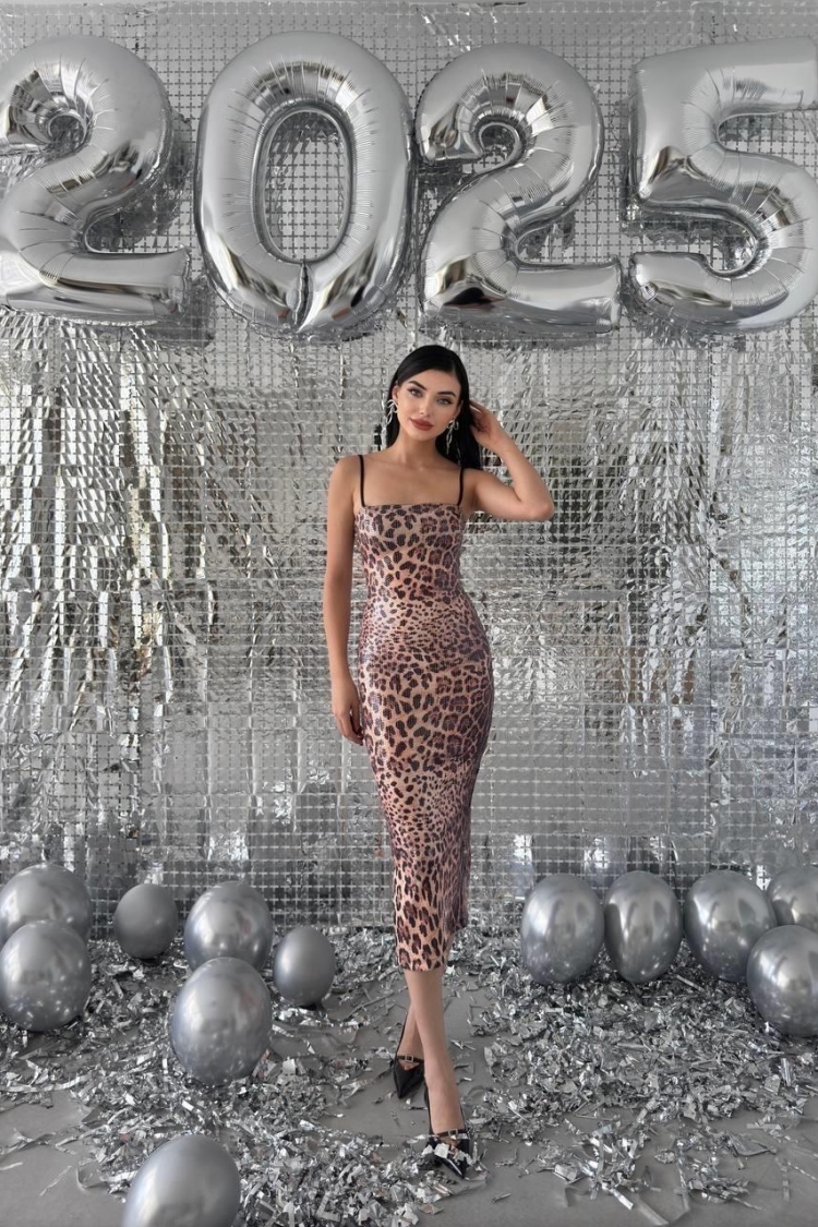 Rope Strap Dress - Multicolored