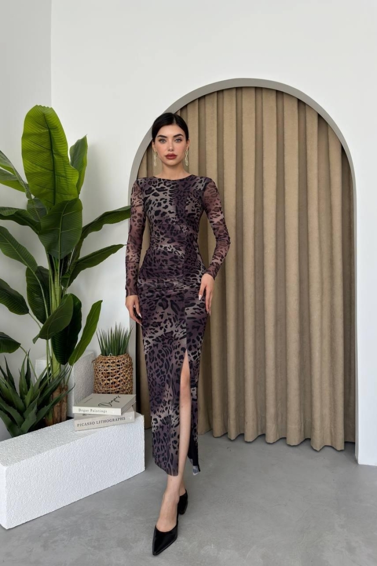 Gena Tulle Midi Length Dress