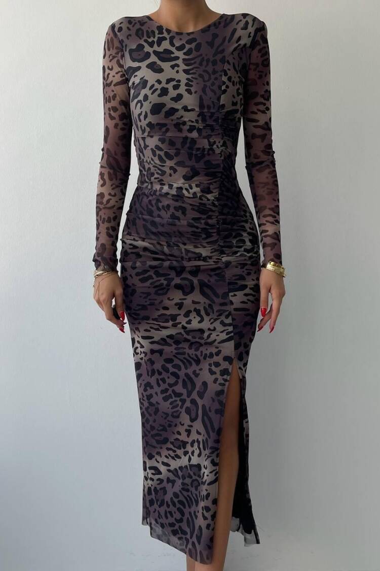 Gena Tulle Midi Length Dress