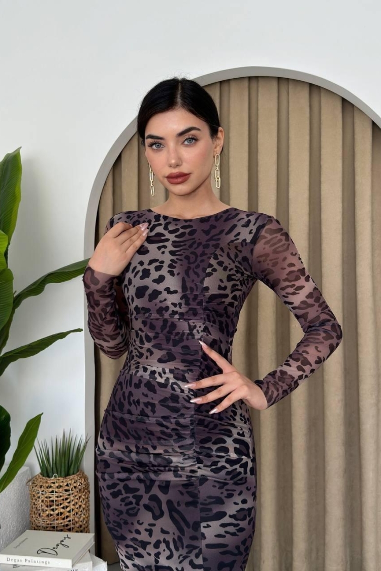 Gena Tulle Midi Length Dress - Etika - Globality Store - Women Clothes Wholesale Turkey