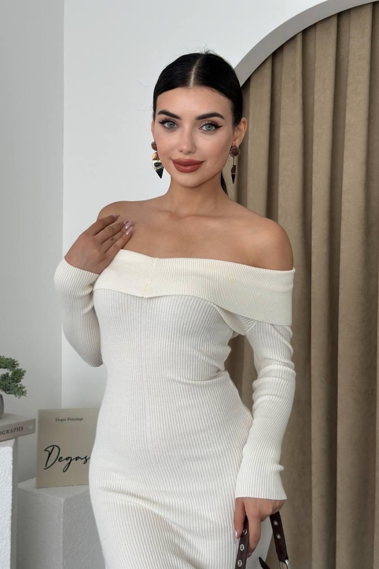 Boat Neck Dress
