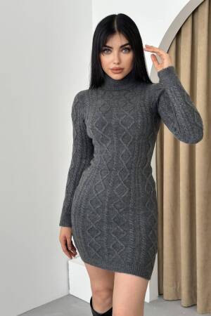 Turtleneck Mini Dress - Etika - Globality Store - Women Clothes Wholesale Turkey
