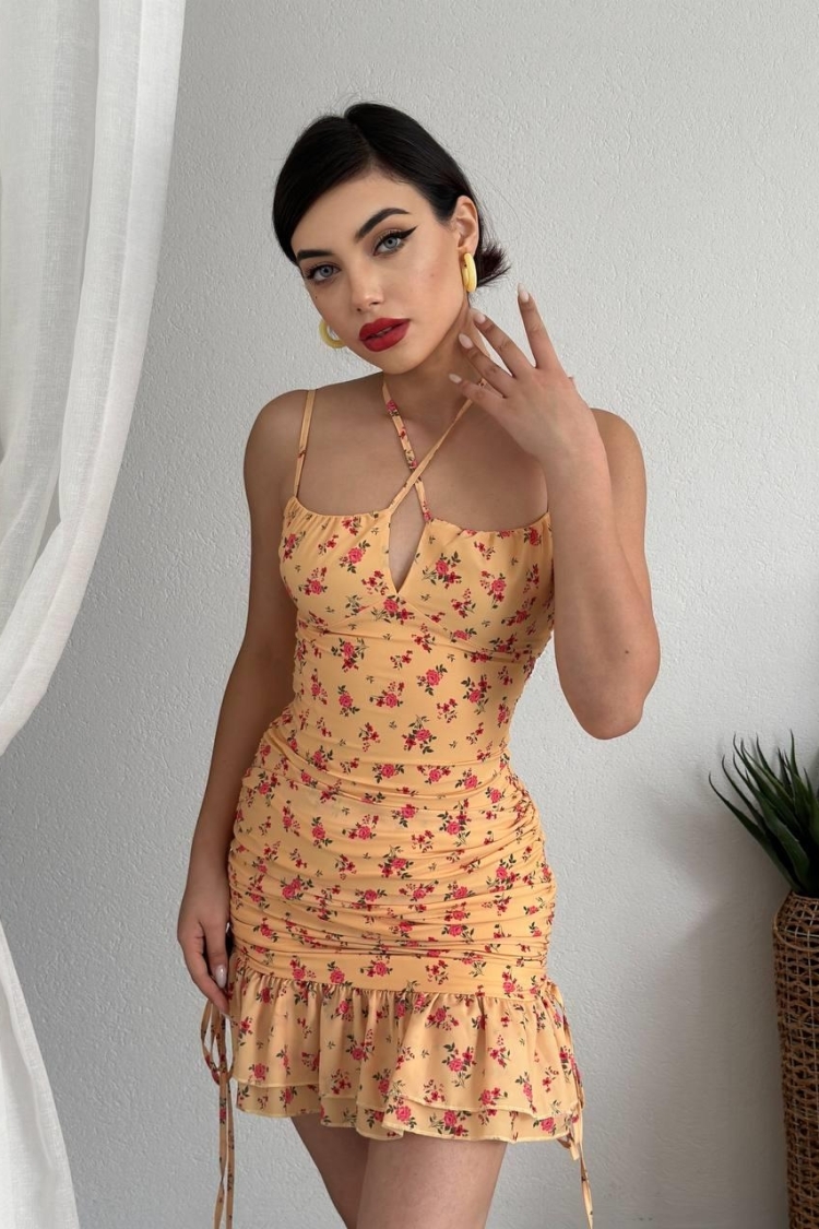 Rope Strap Dress - Multicolored