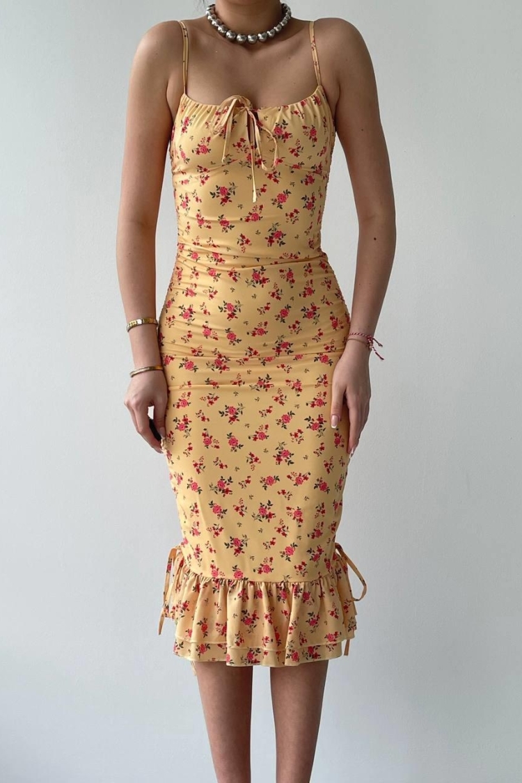 Rope Strap Dress - Multicolored