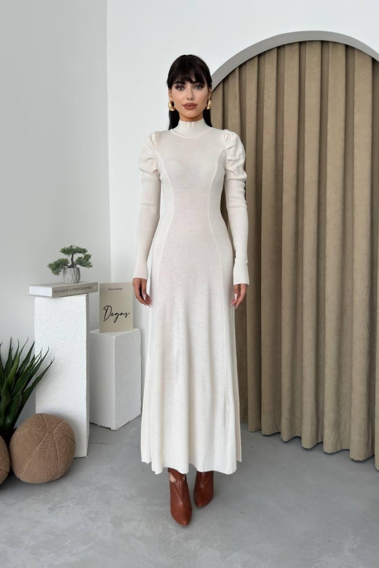 Knitted Dress - Etika - Globality Store - Women Clothes Wholesale Turkey