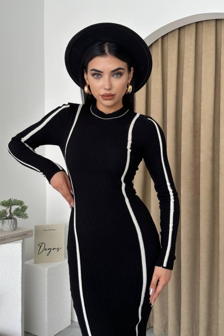 Knitted Dress - Etika - Globality Store - Women Clothes Wholesale Turkey