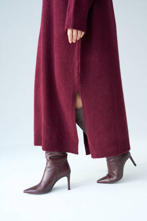 Knitted Dress - Qustyle - Globality Store - Women Clothes Wholesale Turkey
