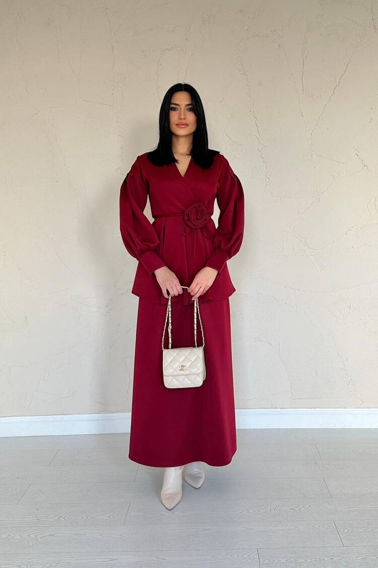Rose Detailed Suit