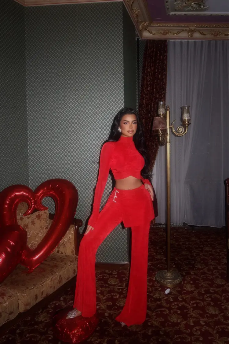 Slit Detail Trouser Suit