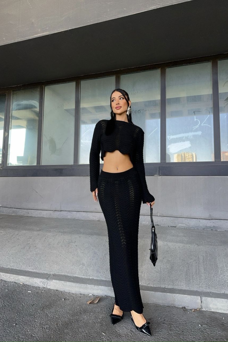 Knitwear Suit - Ezgi Nisantasi - Globality Store - Women Clothes Wholesale Turkey