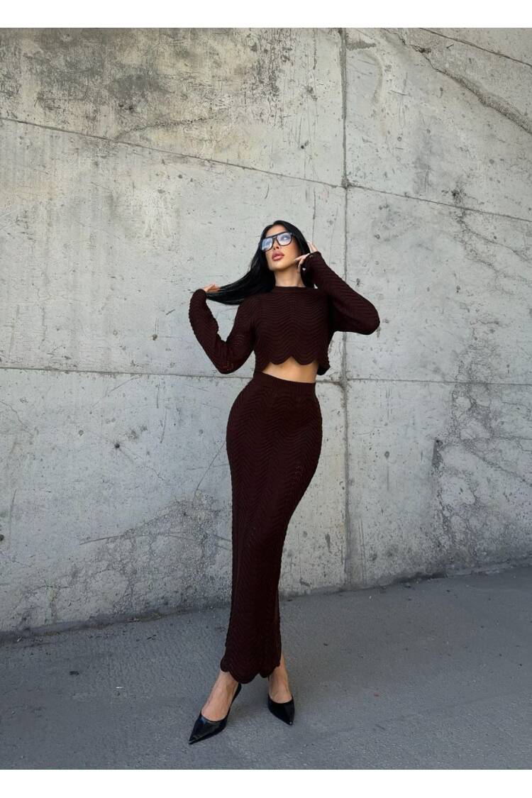 Knitwear Suit - Ezgi Nisantasi - Globality Store - Women Clothes Wholesale Turkey