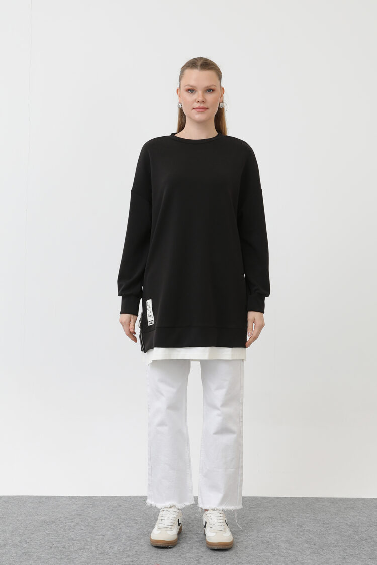 Women's Front Label Detail Tunic
