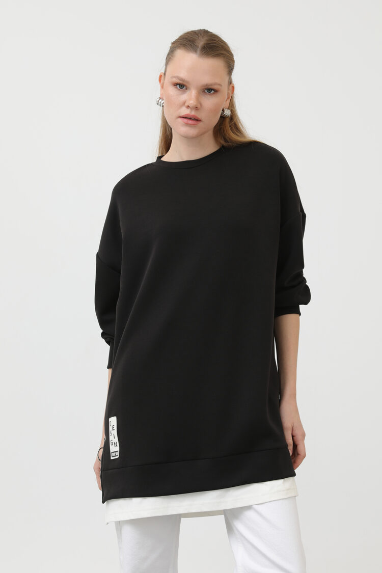 Women's Front Label Detail Tunic