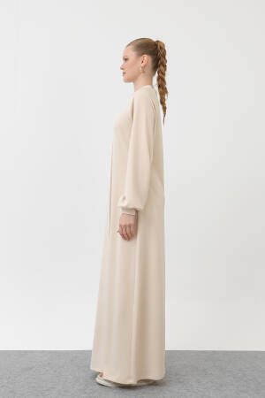 Ribbed Stitched Raglan Sleeve Dress - Puane - Globality Store - Women Clothes Wholesale Turkey