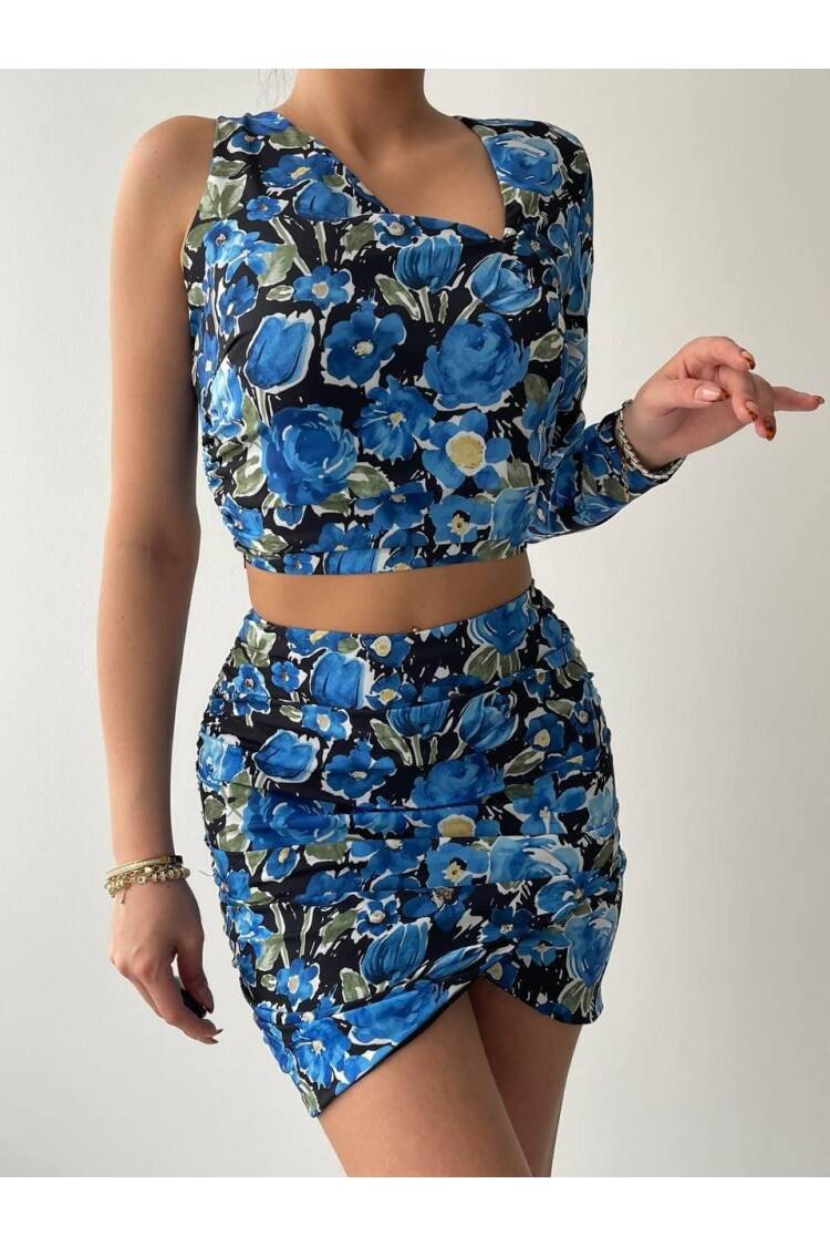 One-sleeved Suit - Multicolored