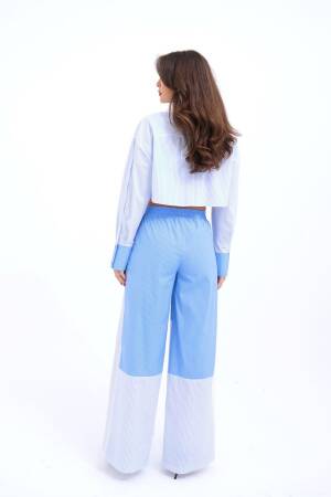 Miami Striped Suit - Multicolored - Fame - Globality Store - Women Clothes Wholesale Turkey