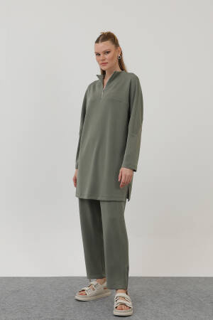 Front Zipper Detail Tunic - Puane - Globality Store - Women Clothes Wholesale Turkey