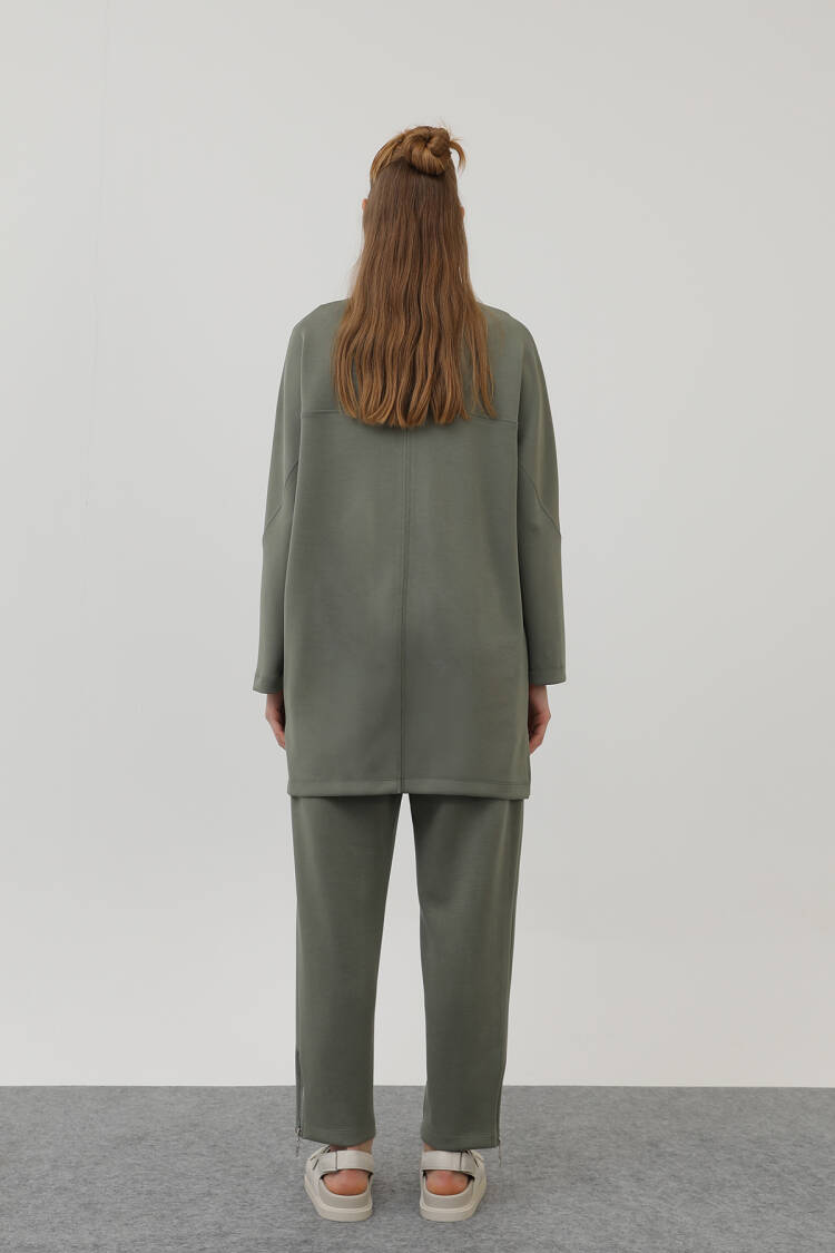 Front Zipper Detail Tunic