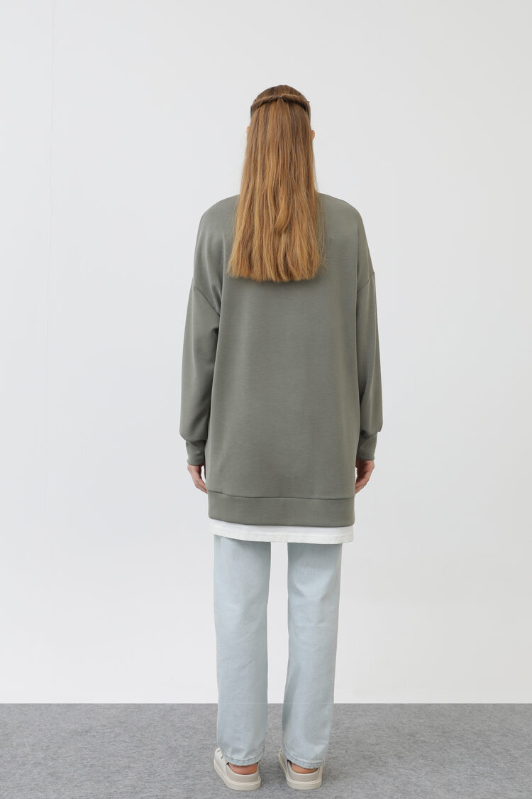 Tunic With Front Label Detail