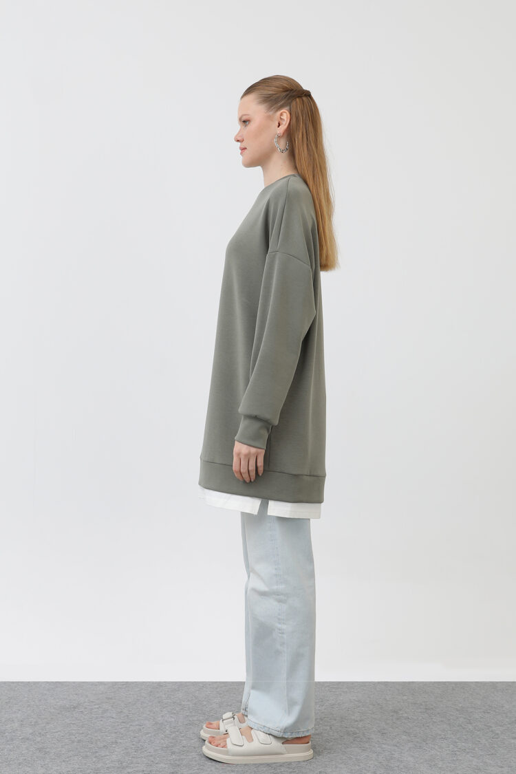 Tunic With Front Label Detail