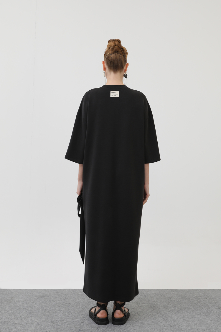 Women's Belt Detailed Basic Dress