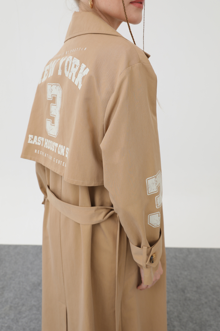 Women's Printed Trench