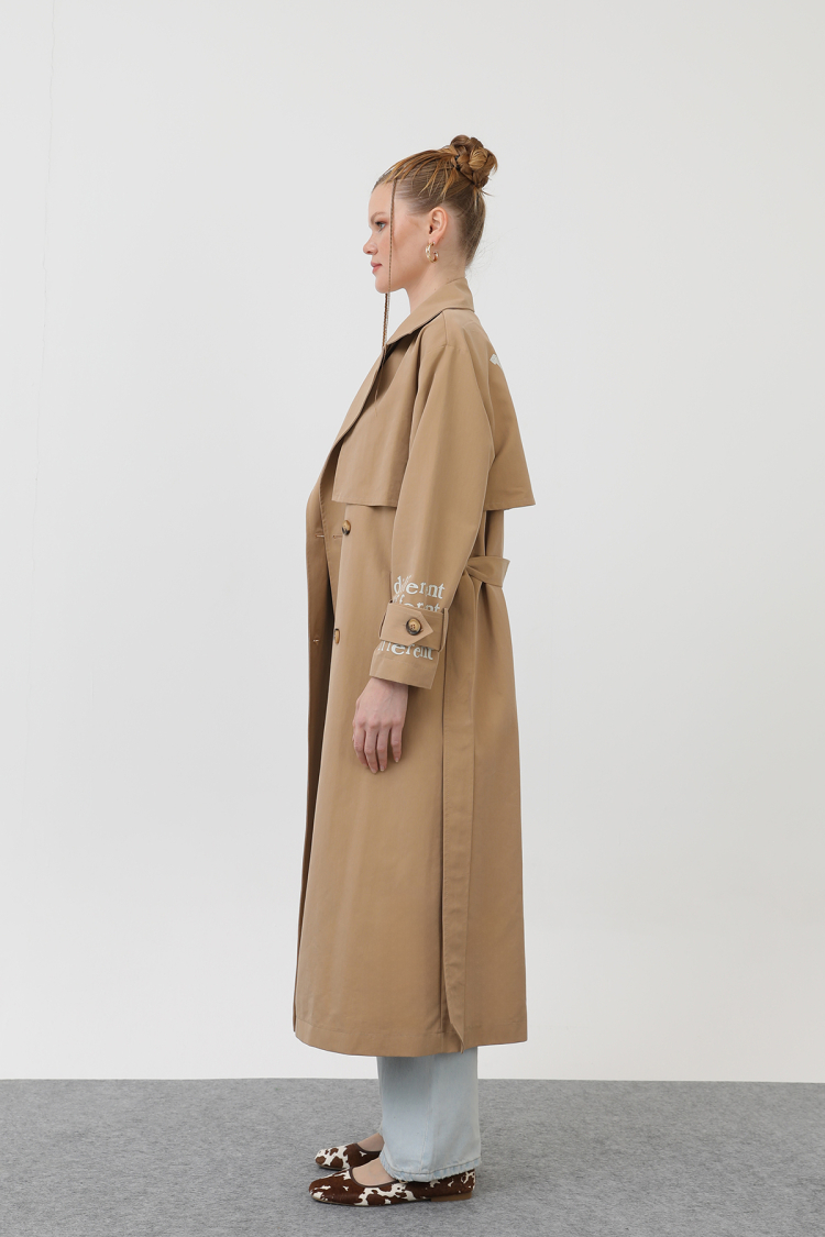 Women's Printed Trench