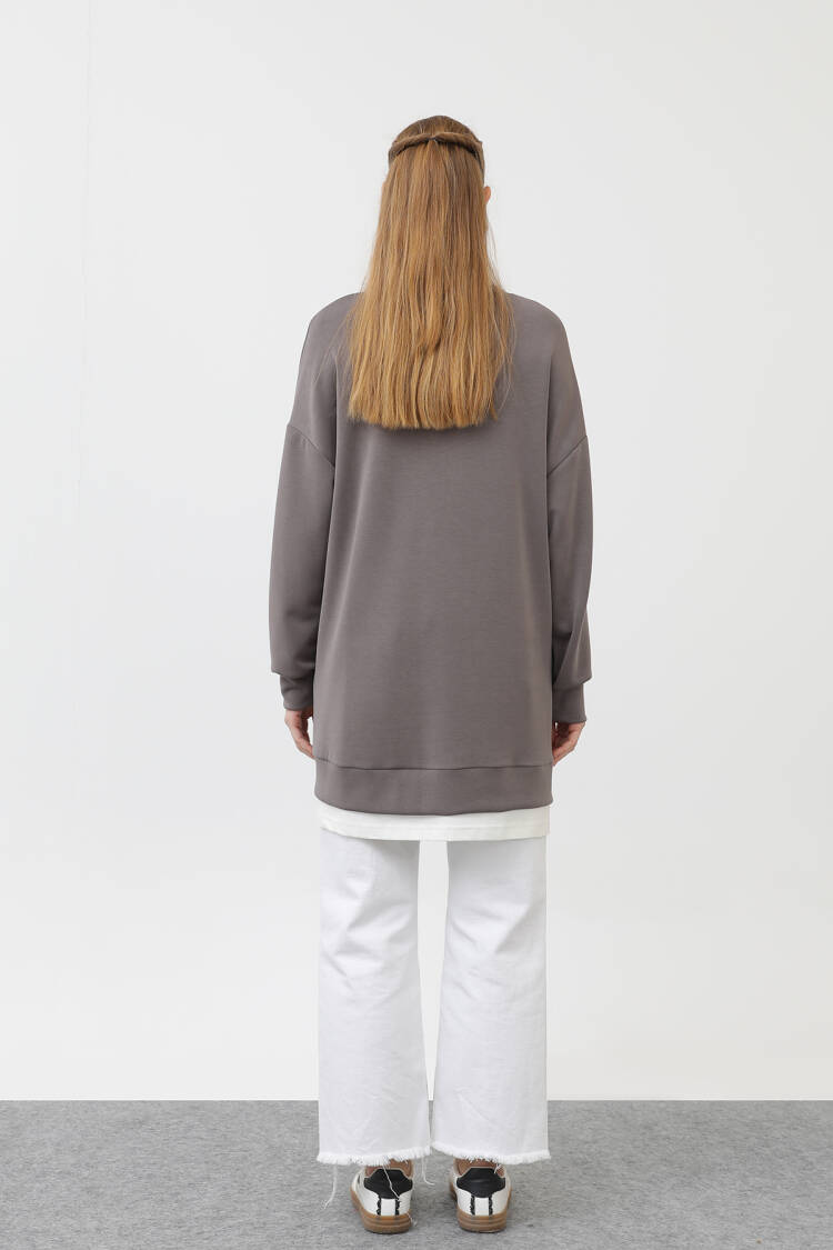 Tunic With Front Label Detail