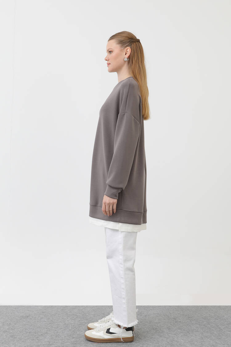 Tunic With Front Label Detail