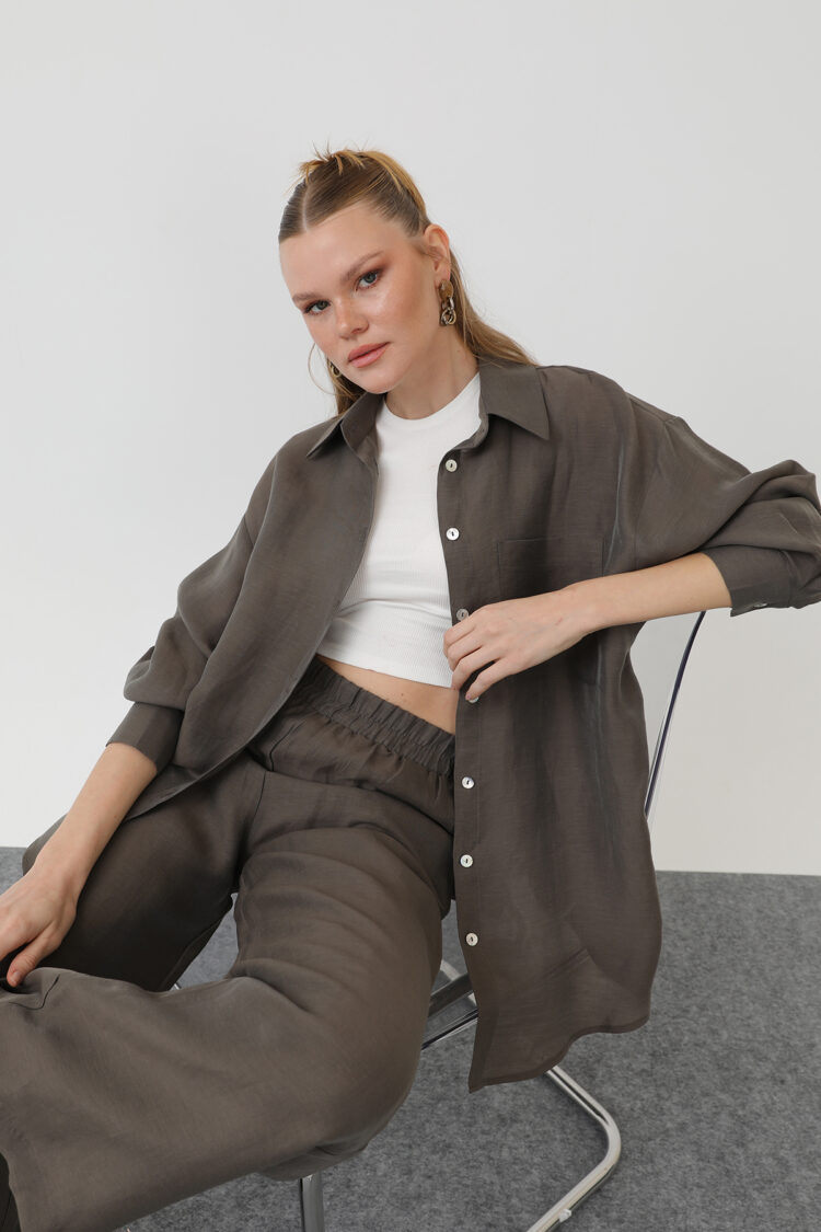 Two Piece Linen Suit