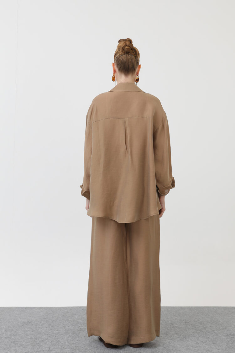 Double Linen Suit - Mink