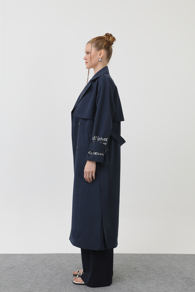 Women's Printed Trench