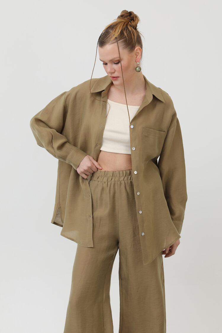 Women's Double Linen Suit - SOUL - Globality Store - Women Clothes Wholesale Turkey