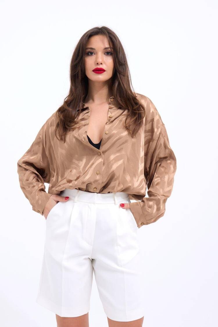 Shirt - Taba - Fame - Globality Store - Women Clothes Wholesale Turkey