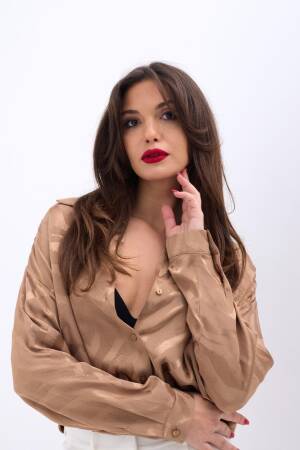 Shirt - Taba - Fame - Globality Store - Women Clothes Wholesale Turkey